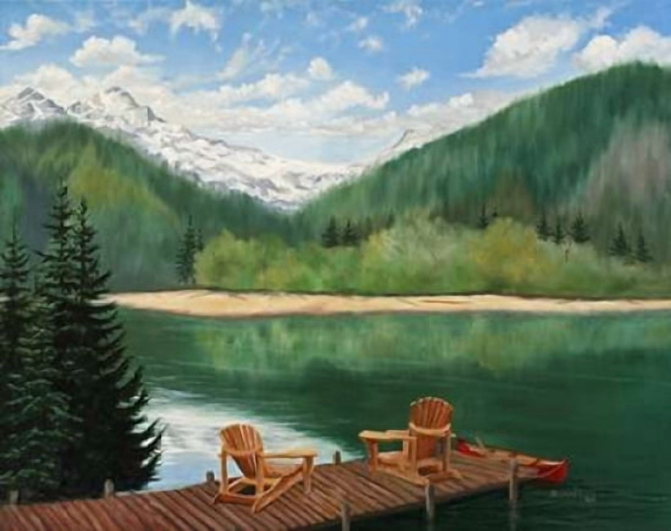 Retreat Canvas Art - Julie Peterson (24 x 30)