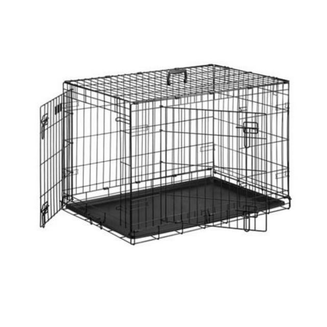 Retriever 48.75" x 30.25" x 32.5" 2Door Dog Wire Crate Up to 70lbs