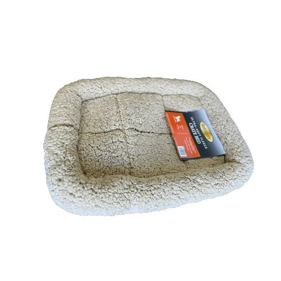 Retriever Dog Bed Anti-Slip Beige Small (23 x 17")