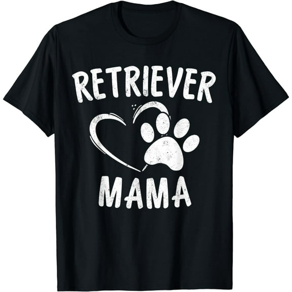 Retriever Mama Gift Black Golden Dog Mom Apparel Retrieving T-Shirt