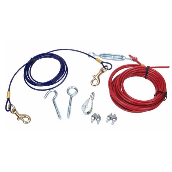 Retriever Medium Aerial Dog Tie Out Cable, 25 ft., Up to 50 lb. Capacity