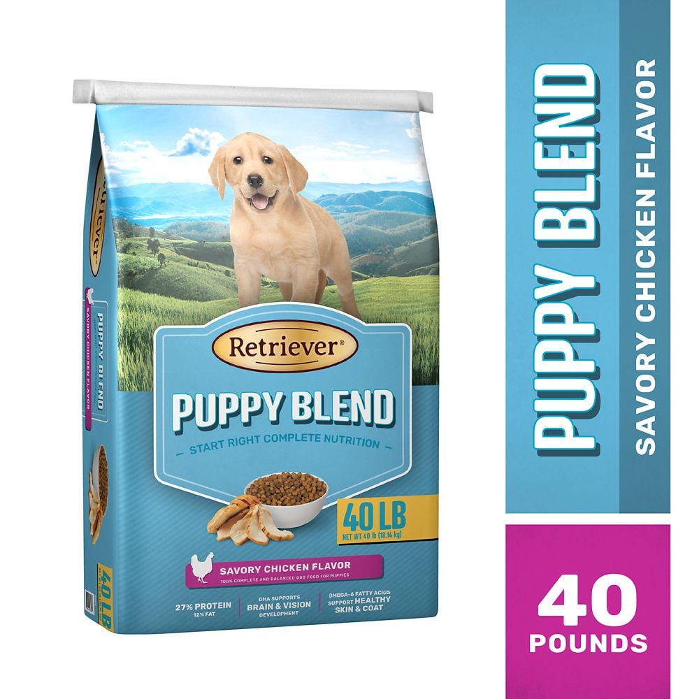 Retriever Puppy Blend Savory Chicken Flavor Dry Dog Food 40lb