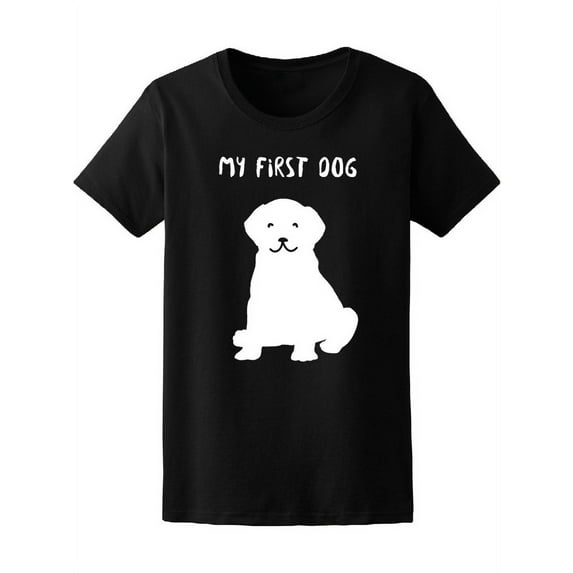 Retriever Puppy My First Dog T-Shirt Women -Image by Shutterstock, Female Medium