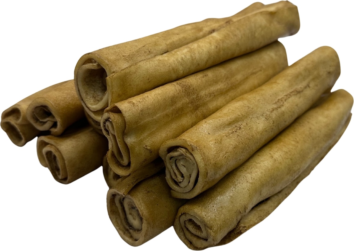 Retriever Rolls 7 to 8-in Peanut Butter Flavor Rawhide Dog Chew Treats, 12 CT