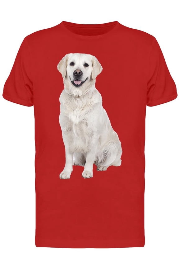 Retriever Standing Looking T-Shirt Men -Image by Shutterstock, Male Large