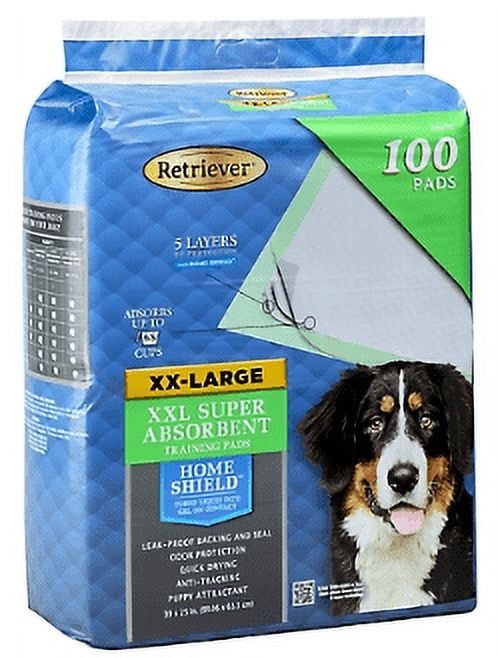 Retriever TSC100XXL - Puppy Training Pads, XXL, Disposable