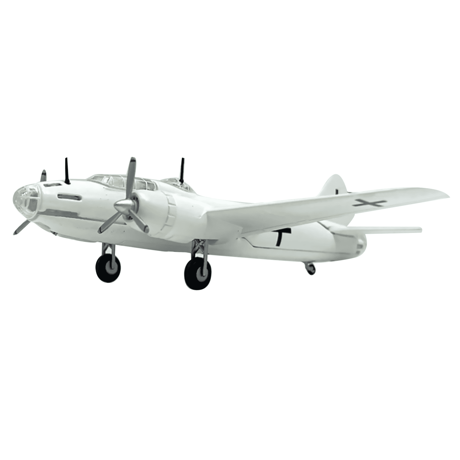 Retro 1:144 Scale G4M Bomber Peace Negotiator Aircraft Model Elegant Decoration Toy for Enthusiasts