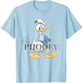 thumbnail image 1 of Retro 100 Anniversary Donald Duck D100 Quote Aw Phooey DTG Print Unisex T-Shirt,Light Blue Color,Size 3T, 1 of 5