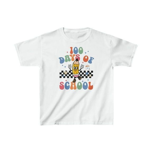 Retro 100 Days of School Kids Shirts