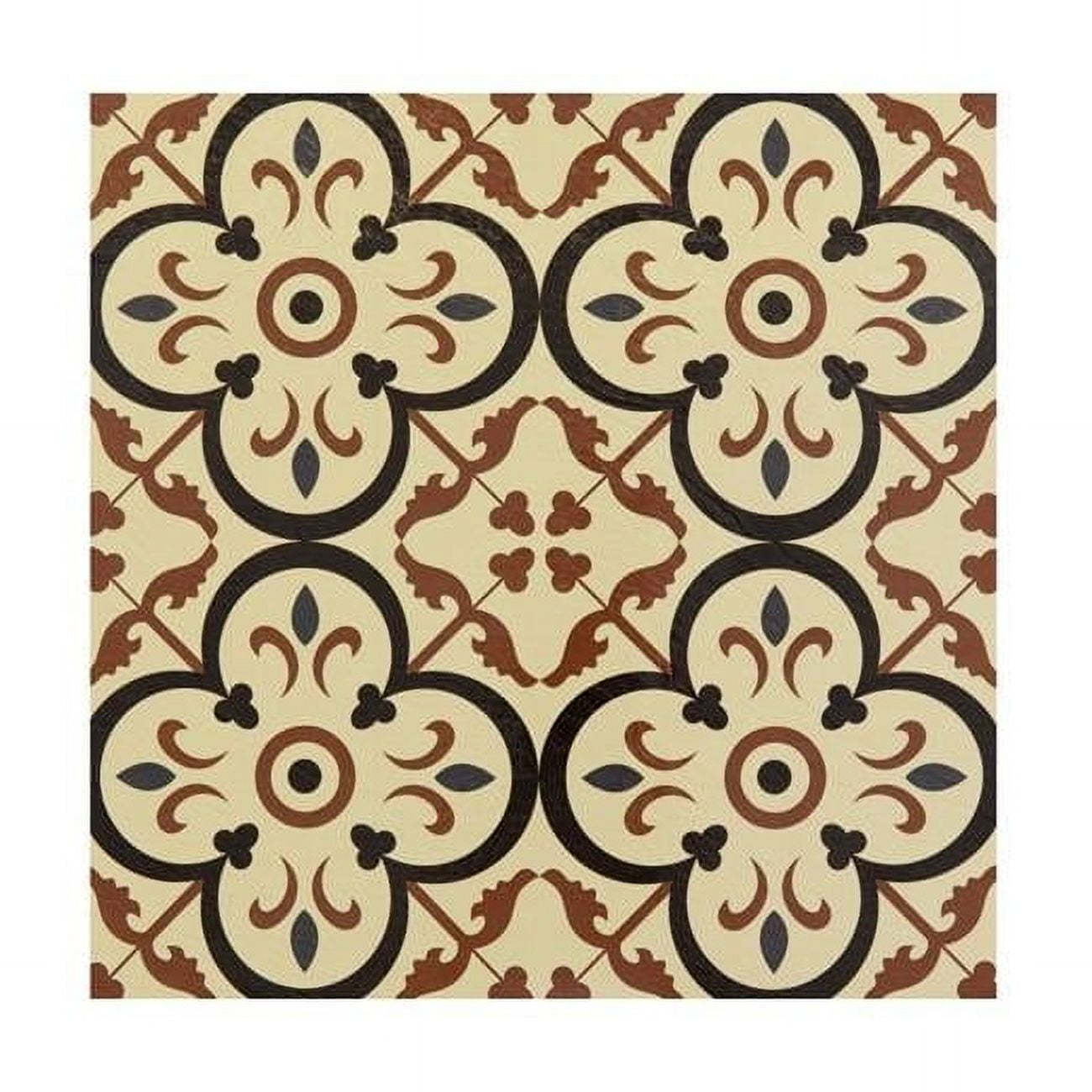 Retro 12 x 12 in. Self Adhesive Vinyl Floor Tile - Burch - 20 sq. ft. - 20 Tiles per Box