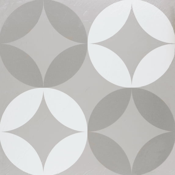 Retro 12x12 Peel & Stick Vinyl Floor Tile - Mod Diamond - 20 Tiles/20 sq. ft.