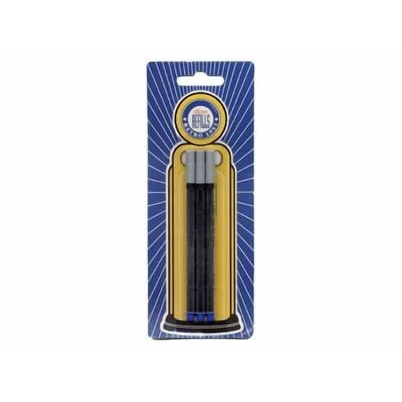 Retro 1951 Short Capless Rollerball Ink Refill, Blue, 3-Pack (REF57P-B)