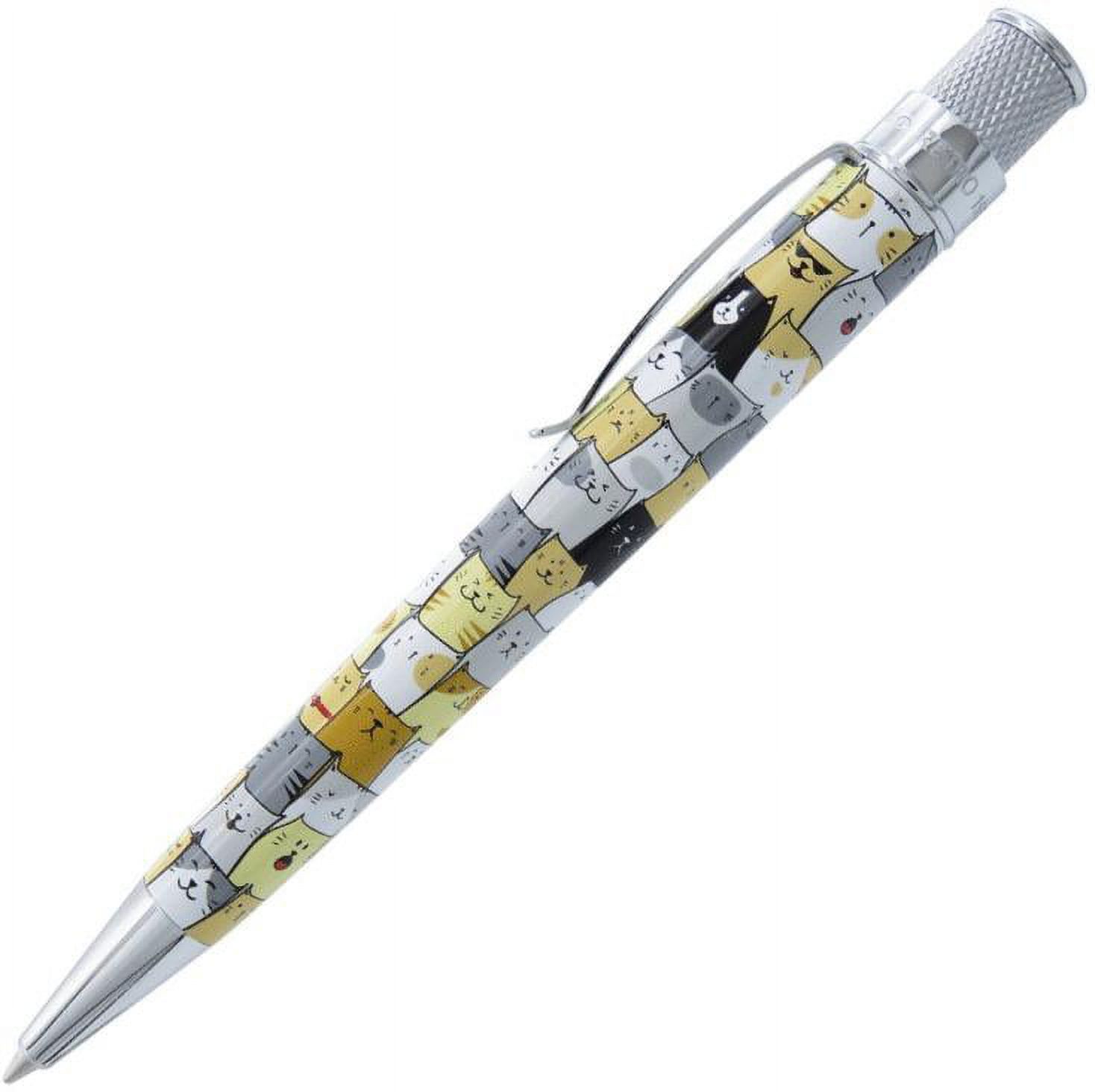 Retro 1951 Tornado Stift & Bleistift Set Aus Edelstahl – Mit Tintenroller Und Drehbleistift, 1,15 Mm