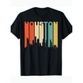 thumbnail image 1 of Retro 1970's Style Houston Texas Skyline T-Shirt T-Shirt220g, 1 of 5