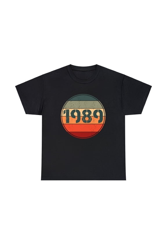 Retro 1989 Birthday Gift 1989 Man Vintage Humour Shirts for Men Plus Size Big and Tall