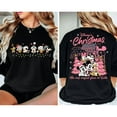 thumbnail image 1 of Retro 2-Sided Disney Christmas Pink Lights Shirt, Cute Mickey And Friends Xmas Tshirt, Disney Mickey's Very Merry Christmas Sweatshirt,Santa, 1 of 5