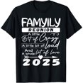 Retro 2025 Family Reunion A Little Bit Of Crazy Funny Family TShirt