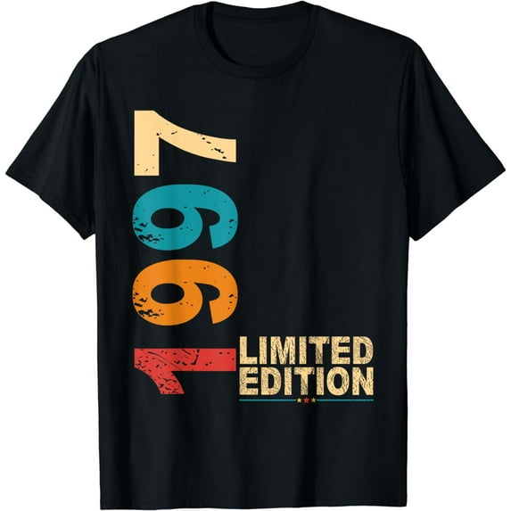Retro 27th Birthday Gifts Men Womenl 27 Years Old Vintage 19 T-Shirt