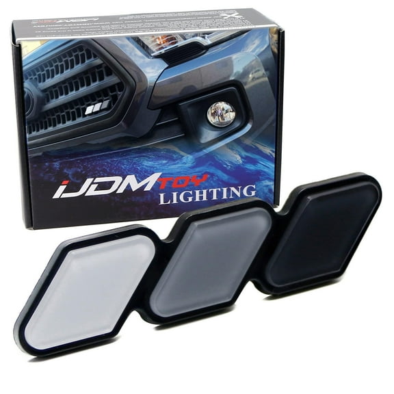 Retro 3-Color Stripe Grille Badge Emblem w/No Removal Required Toggle Anchor Bolts, For Toyota Tacoma Tundra 4Runner FJ Cruiser RAV4 Hilux, etc (White/Grey/Black)