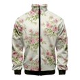 thumbnail image 1 of Retro 3d Printed Plants Flower Jacket For Men Outdoor Street Oversized Coat Floral Pattern Zipper Jackets Women Kids Clothes, 1 of 7