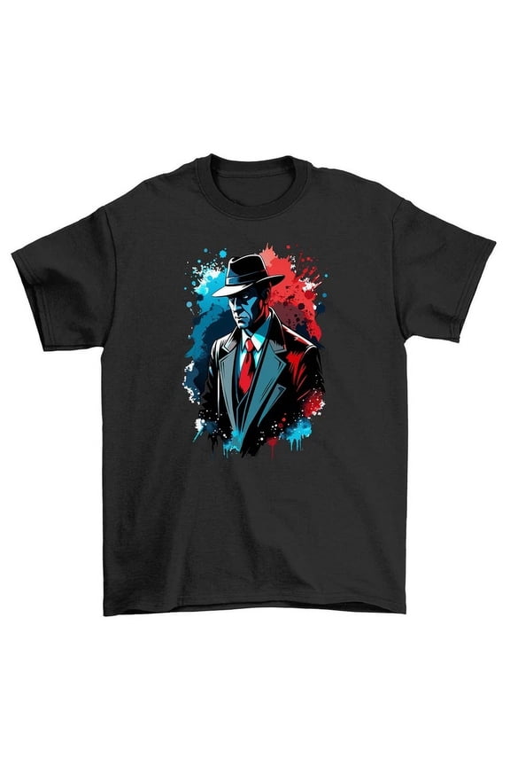 Retro_4 Classic Suit & Tie T-Shirt - Timeless & Dapper Funny Unisex Design, Per Unisex S-5XL Hot Trending Shirt, Vintage Birthday Gift