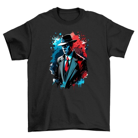 Retro_4 Classic Suit & Tie t-shirt - Timeless & Dapper! Funny Unisex Design, Per