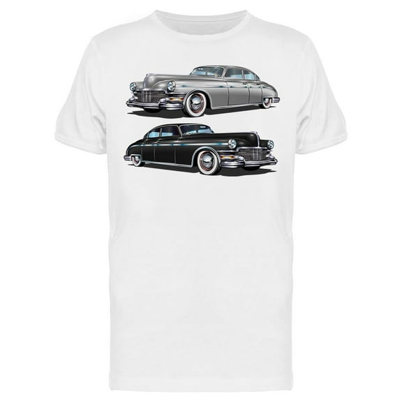 Retro 40s Car  T-Shirt Men -Image by Shutterstock, Male Large