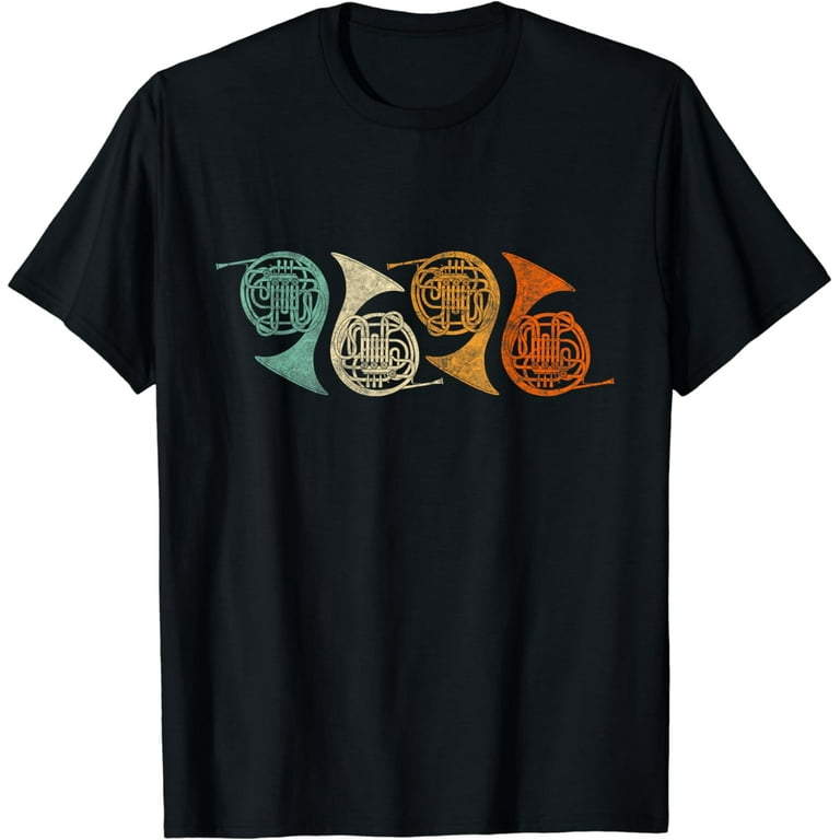 Retro 70'S Funny French Horn T-Shirt For French Horn Player Retro 70'S Funny French Horn T-Shirt For French Horn Player