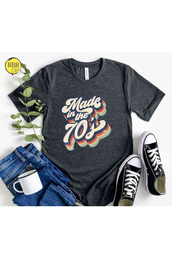 Retro 70S Shirt: Birthday Hippie Style Tee Sweatshirt All Size S-5XL
