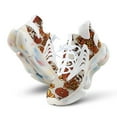 thumbnail image 1 of Retro 70s Boho Hippie Orange Flower Walking Shoes for Men Woman Lightweight Tennis Fashion Elastic Sports Shoes Cushion Basketball Shoes, 1 of 7