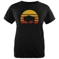 thumbnail image 1 of Retro 70s Sunset Buffalo Bison Womens T Shirt, 1 of 1