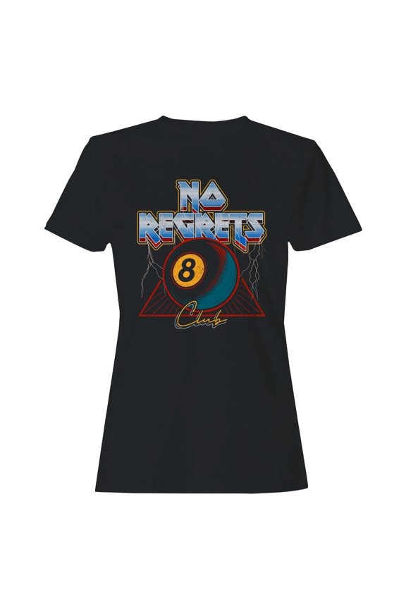 Retro 8 Ball No Regrets Women's T-shirt