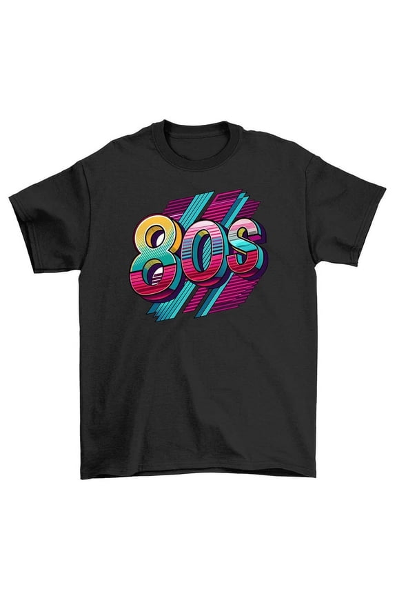 Retro_80 T-Shirt - Embrace The Radness Of The 80S, Funny Design, Pe Unisex S-5XL Hot Trending Shirt, Vintage Birthday Gift