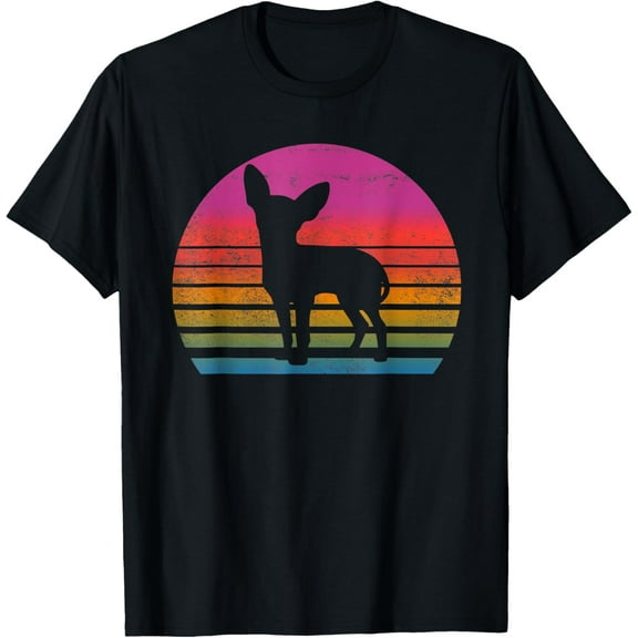 Retro 80's Chihuahua,Chihuahua Lover T-Shirt men and women can wear, black, white, gifts