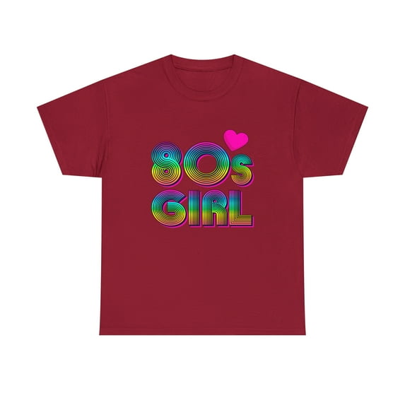 Retro 80's Girl Nineteen-Eighties Tshirt