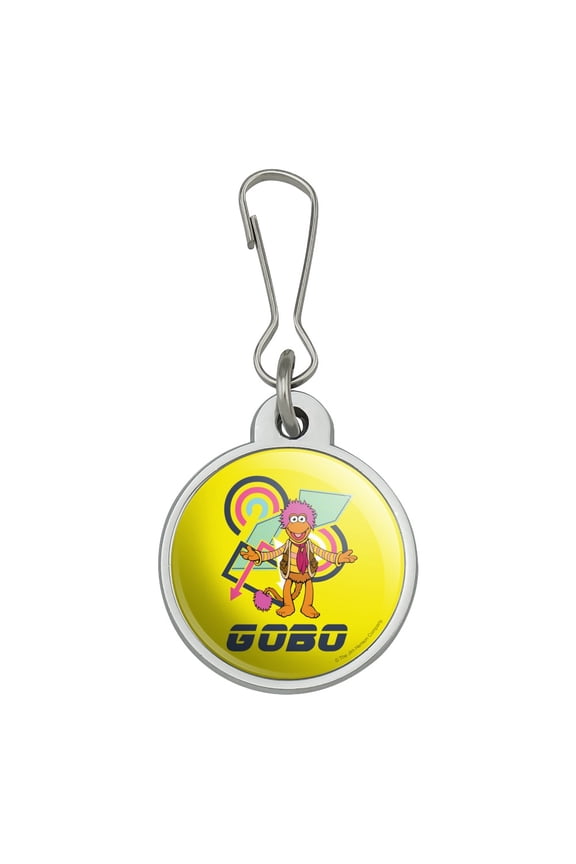 Retro 80's Gobo Fraggle Rock Jacket Handbag Purse Luggage Backpack Zipper Pull Charm