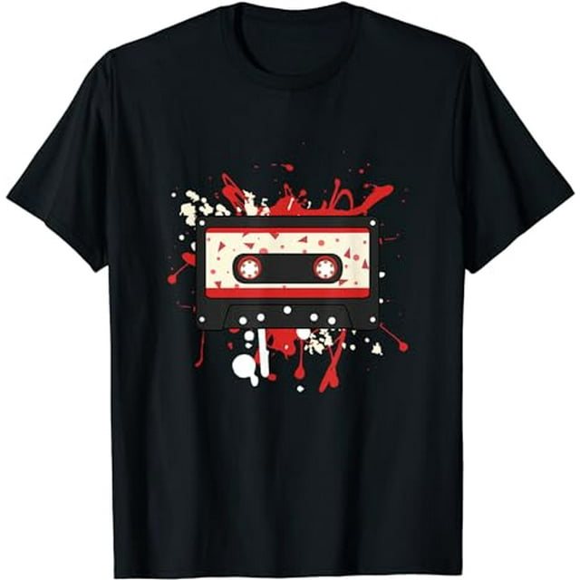 Retro 80s 90s Cassette Tape - Audio 1980s Tape T-Shirt - Walmart.com