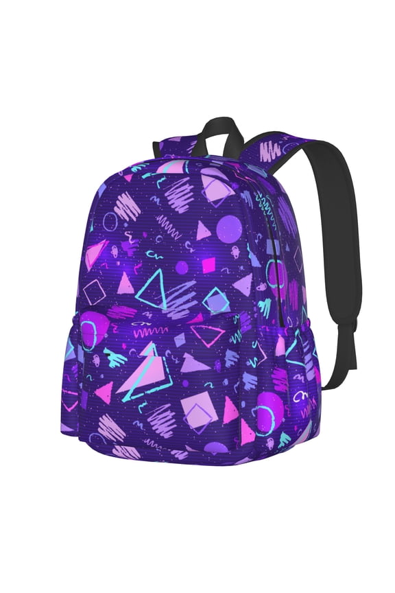 Retro 80s 90s Multipurpose Backpack Lightweight School Work Large Capacity Laptop Packsack Picnic Camping Travel Backpacks