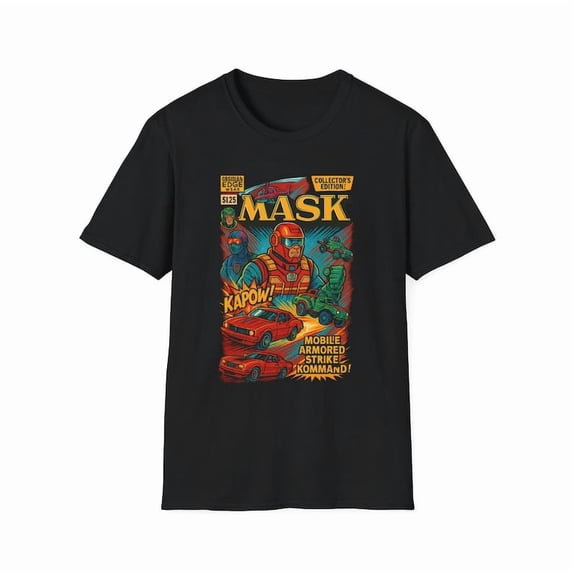 Retro 80s Cartoon Graphic T-Shirt, Vintage Animated Action Tee, Nostalgic Unisex Shirt