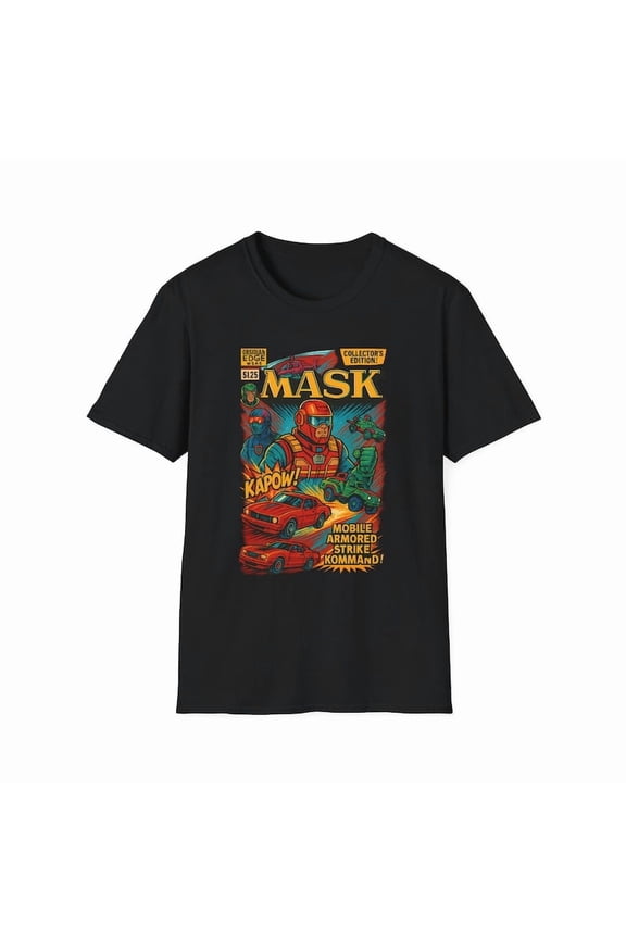 Retro 80s Cartoon Graphic T-Shirt, Vintage Animated Action Tee, Nostalgic Unisex Shirt