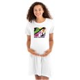 thumbnail image 1 of Retro 80s MTV Cassette Tapes Logo Women's Maternity Dress Brisco Brands M, 1 of 3
