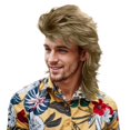 thumbnail image 1 of Retro 80s Men Wig Classic Hairpiece For Parties Easy Wear Style Accessory, 1 of 3