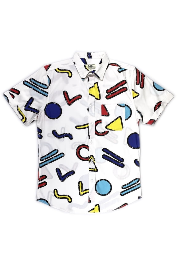 Retro 80s Print Shirt