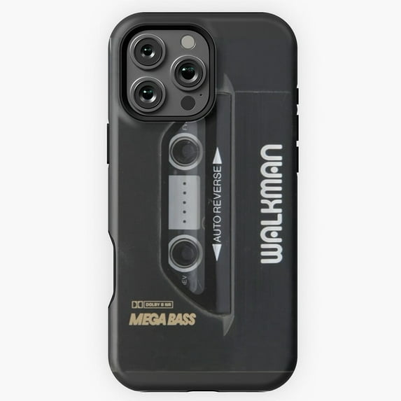 Retro 80s Sony Walkman Cassette Player Vintage Music Nostalgia A822 Protective Case for iPhone 17 16 15 14 13 12 11 Pro Max