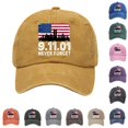 thumbnail image 1 of Retro 9 11 Never Forget Commemorative Hat  2001-2026 25th Anniversary Baseball Cap, 1 of 7