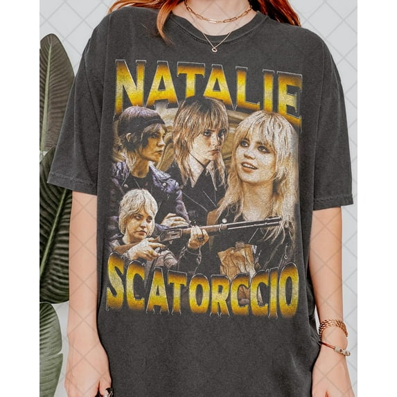 Retro 90's Natalie Scatorccio Yellowjackets T-Shirt, TV Show Yellowjackets Fan Bootleg Tee T-Shirt, Gift For Women and Man,Charcoal Color,Size 3XL