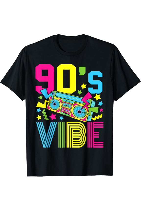 Retro 90's Vibe Nineties Theme Party Vintage 1990s Style T-Shirt Tee