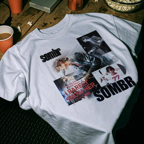 Retro 90's s Sombr T-Shirt, Sombr World Tour Music Fan Bootleg Tee T-Shirt, Gift For Women And Man,White Color,Size L