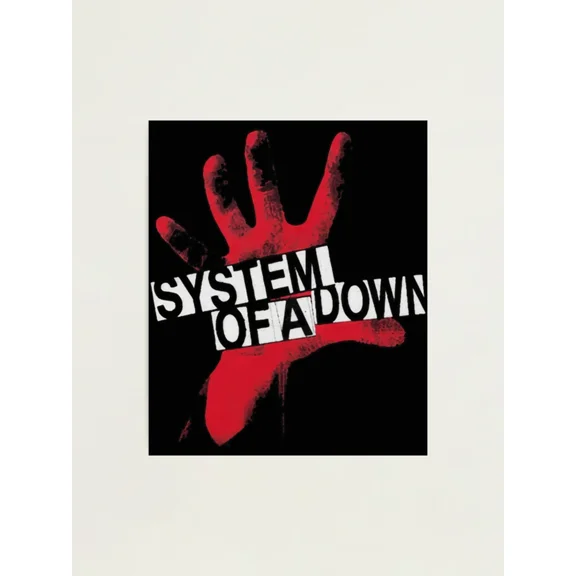 Retro 90S Music Band System Of A Down Poster Unframed Size 24''x36'' GooGate