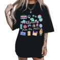 thumbnail image 1 of Retro 90s Baby Icon Print Tshirt Black S-5XL Colorful Throwback Graphic Tees Shirts Tops, 1 of 5